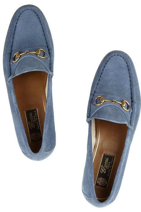 light blue gucci loafers